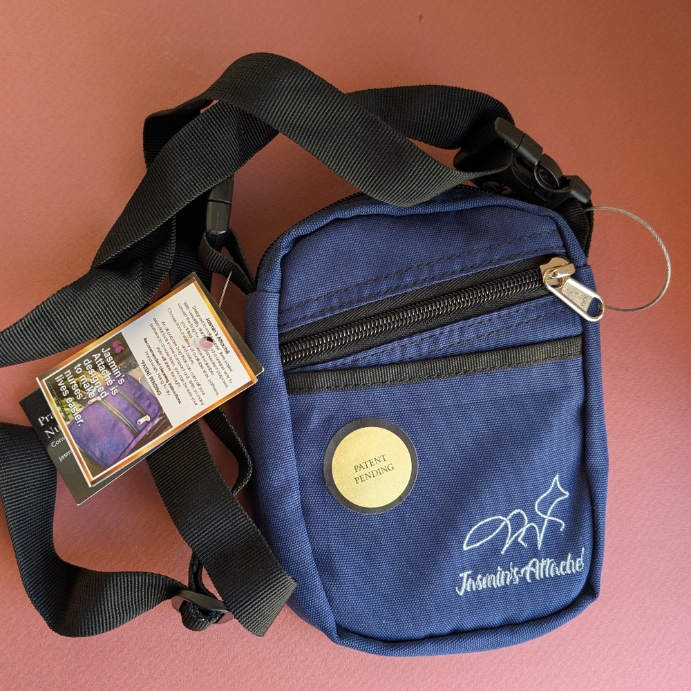 Nurses Tool Bag JASMIN'S Attaché Blue Crossbody Bag Hip Bag